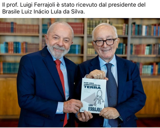 RINVIATA Iniziativa lunedì 15-9 Ancona , con il Prof.Luigi Ferrajoli